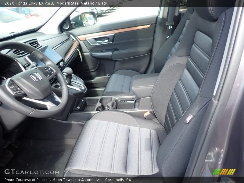 Modern Steel Metallic / Black 2020 Honda CR-V EX AWD