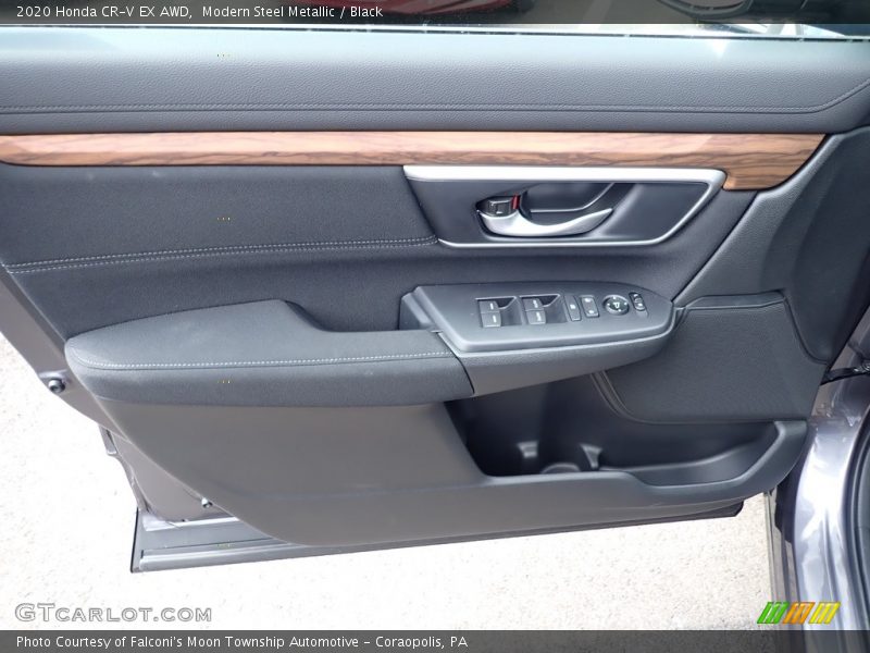 Modern Steel Metallic / Black 2020 Honda CR-V EX AWD