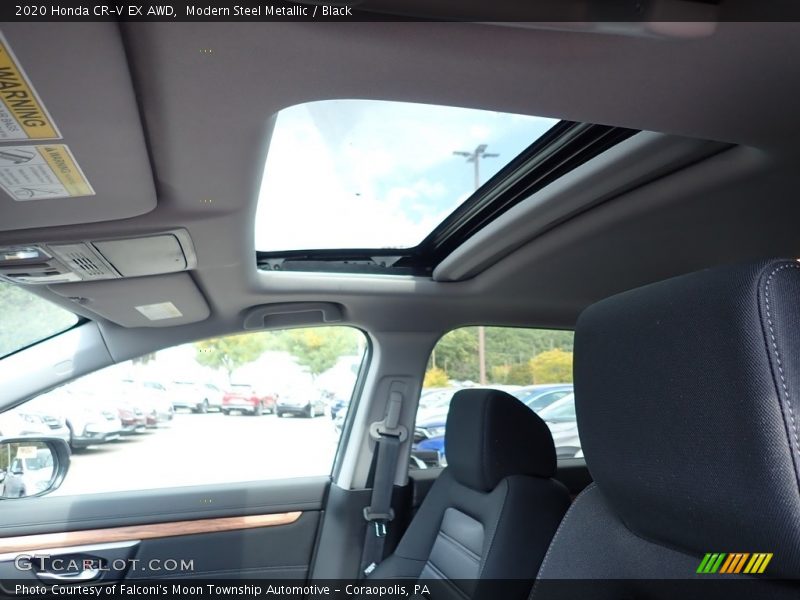 Modern Steel Metallic / Black 2020 Honda CR-V EX AWD