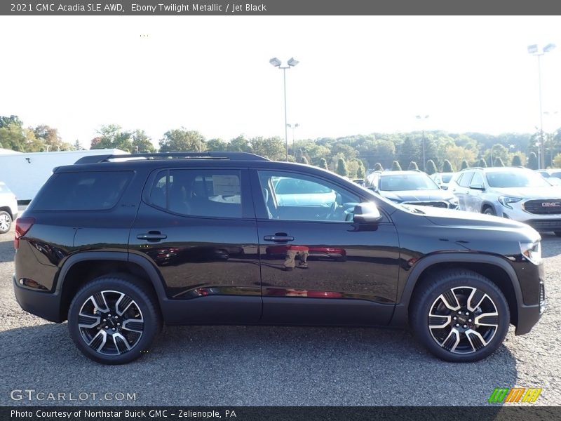 Ebony Twilight Metallic / Jet Black 2021 GMC Acadia SLE AWD