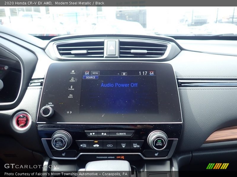 Modern Steel Metallic / Black 2020 Honda CR-V EX AWD