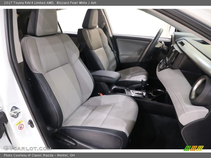 Blizzard Pearl White / Ash 2017 Toyota RAV4 Limited AWD