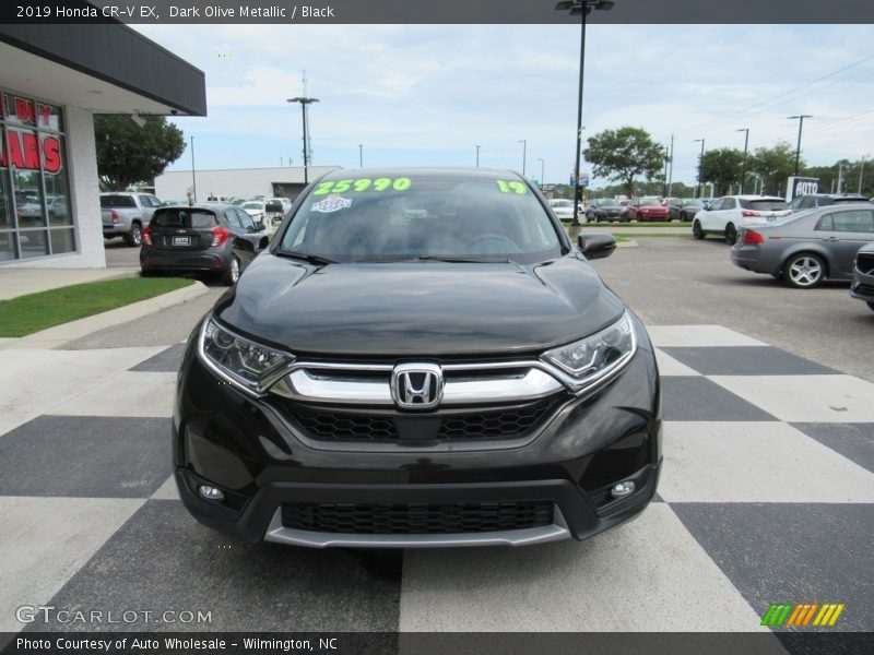 Dark Olive Metallic / Black 2019 Honda CR-V EX