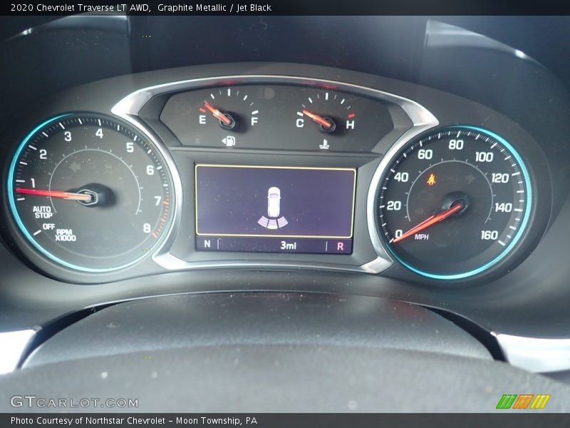 Graphite Metallic / Jet Black 2020 Chevrolet Traverse LT AWD
