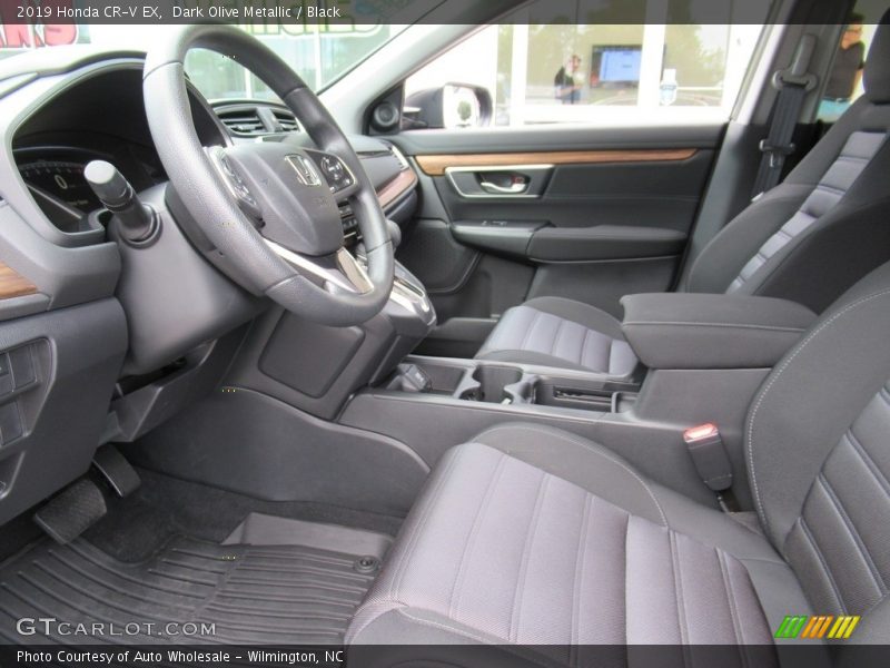 Dark Olive Metallic / Black 2019 Honda CR-V EX