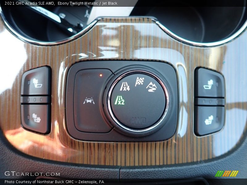 Controls of 2021 Acadia SLE AWD