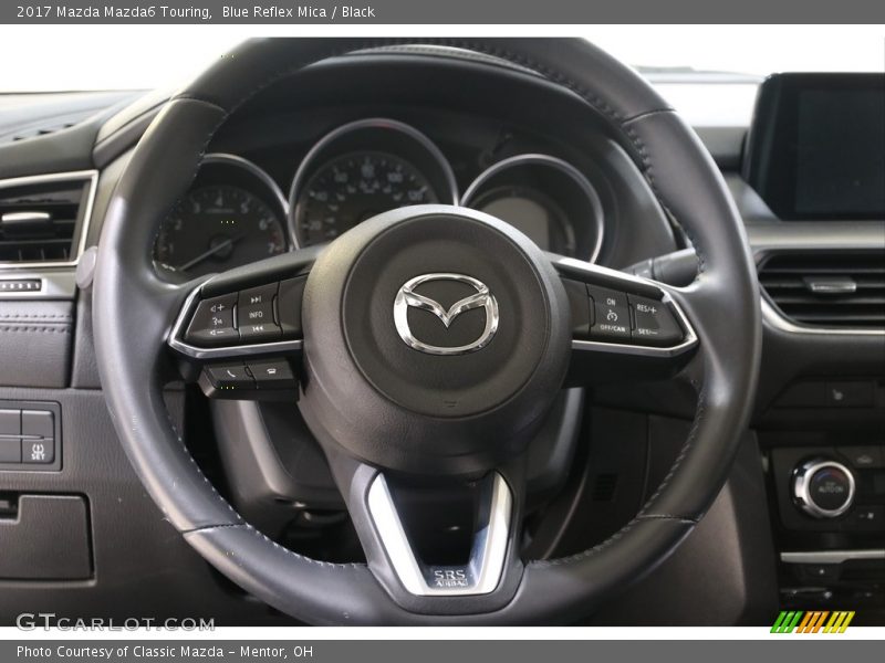 Blue Reflex Mica / Black 2017 Mazda Mazda6 Touring