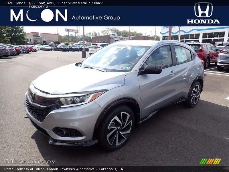 Lunar Silver Metallic / Black 2020 Honda HR-V Sport AWD