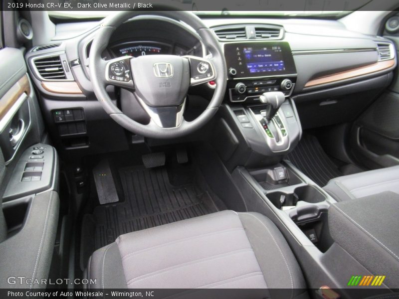 Dark Olive Metallic / Black 2019 Honda CR-V EX