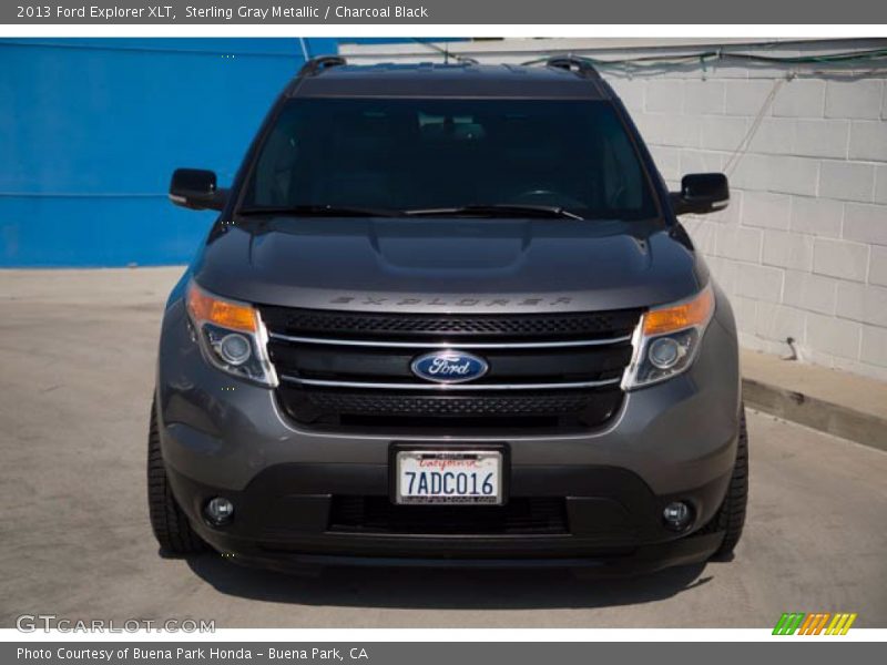Sterling Gray Metallic / Charcoal Black 2013 Ford Explorer XLT
