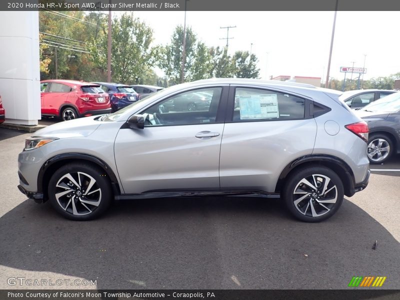 Lunar Silver Metallic / Black 2020 Honda HR-V Sport AWD