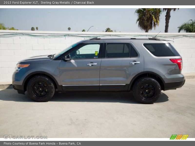 Sterling Gray Metallic / Charcoal Black 2013 Ford Explorer XLT