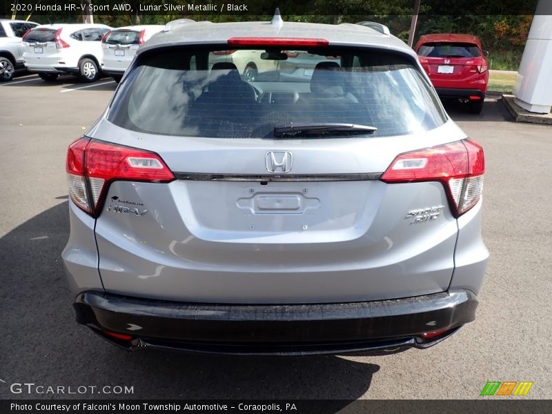 Lunar Silver Metallic / Black 2020 Honda HR-V Sport AWD