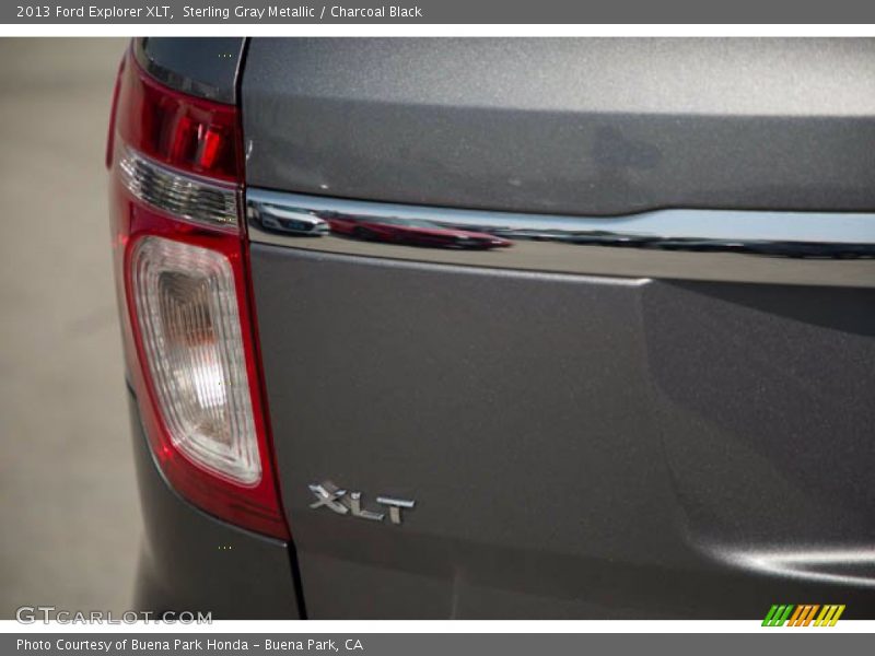 Sterling Gray Metallic / Charcoal Black 2013 Ford Explorer XLT
