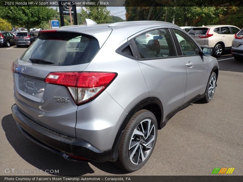 Lunar Silver Metallic / Black 2020 Honda HR-V Sport AWD