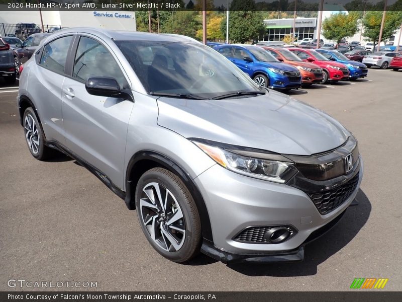 Lunar Silver Metallic / Black 2020 Honda HR-V Sport AWD