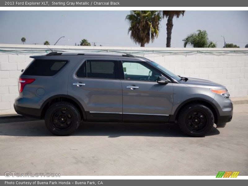 Sterling Gray Metallic / Charcoal Black 2013 Ford Explorer XLT