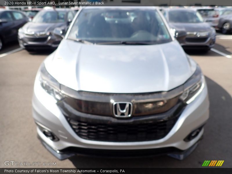 Lunar Silver Metallic / Black 2020 Honda HR-V Sport AWD