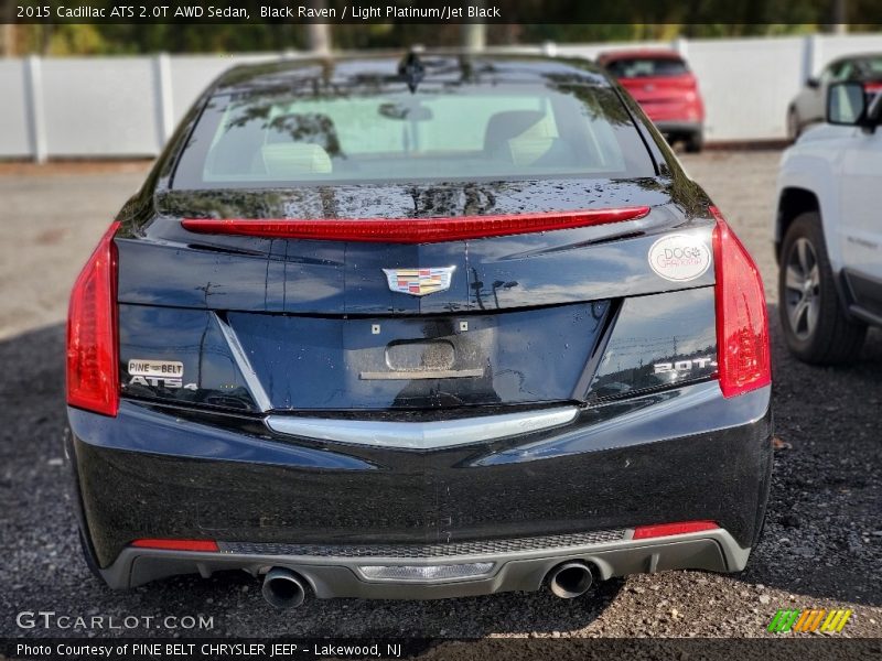 Black Raven / Light Platinum/Jet Black 2015 Cadillac ATS 2.0T AWD Sedan