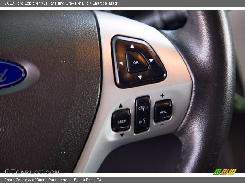 Sterling Gray Metallic / Charcoal Black 2013 Ford Explorer XLT