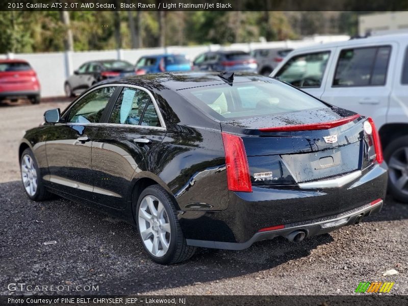 Black Raven / Light Platinum/Jet Black 2015 Cadillac ATS 2.0T AWD Sedan