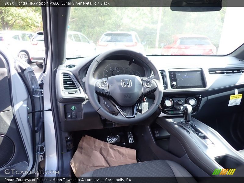 Lunar Silver Metallic / Black 2020 Honda HR-V Sport AWD