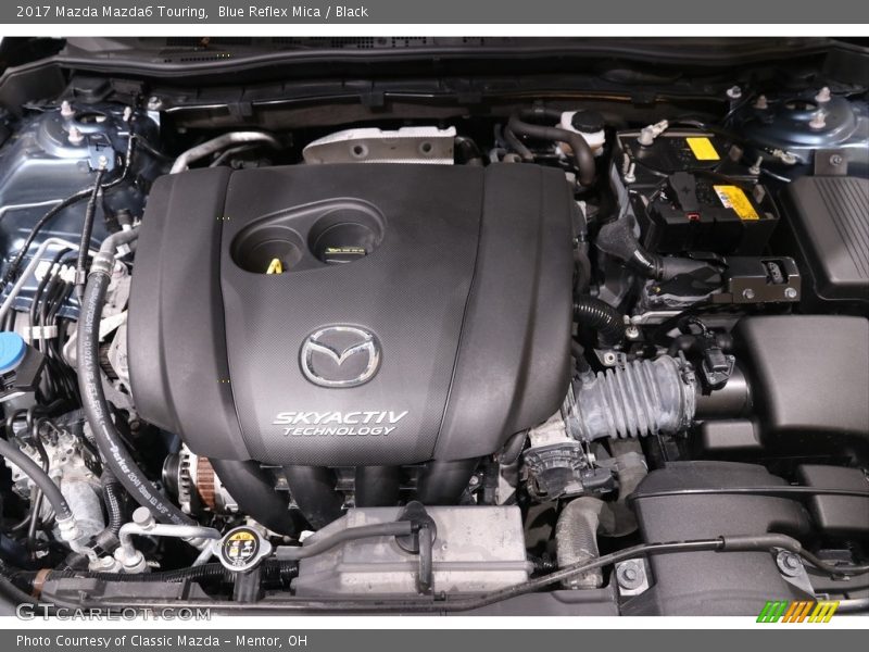 Blue Reflex Mica / Black 2017 Mazda Mazda6 Touring