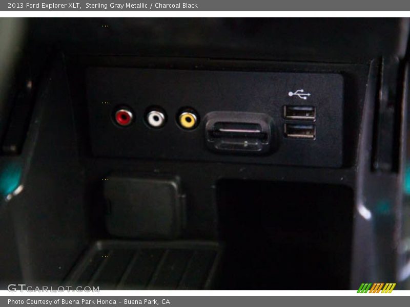 Sterling Gray Metallic / Charcoal Black 2013 Ford Explorer XLT