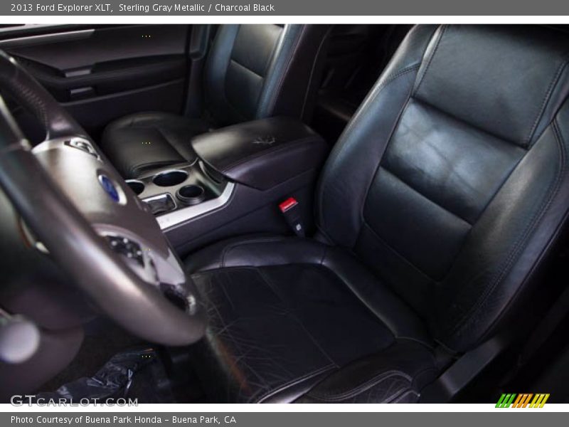 Sterling Gray Metallic / Charcoal Black 2013 Ford Explorer XLT