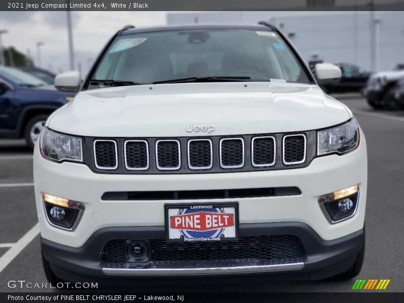 White / Black 2021 Jeep Compass Limited 4x4