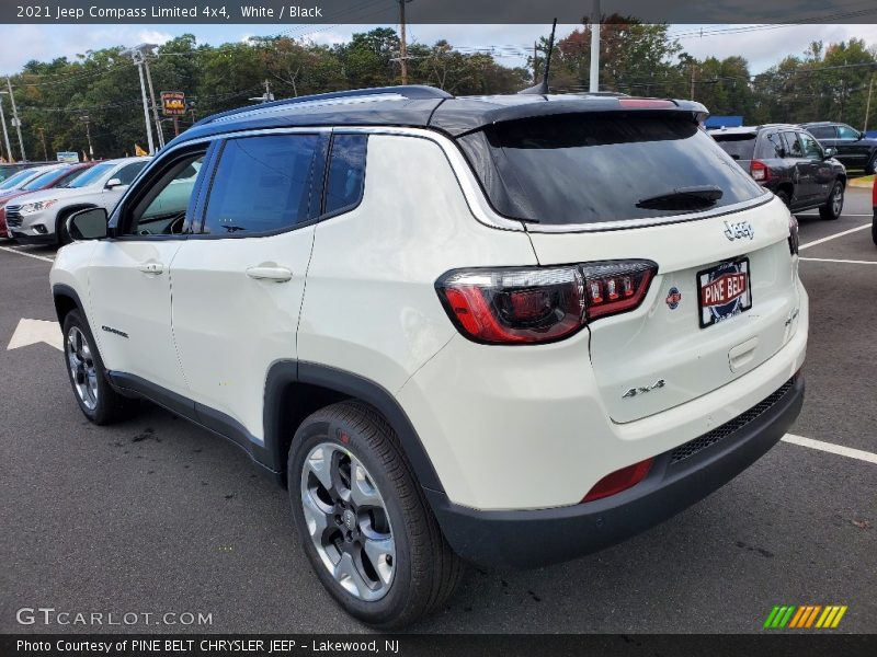 White / Black 2021 Jeep Compass Limited 4x4