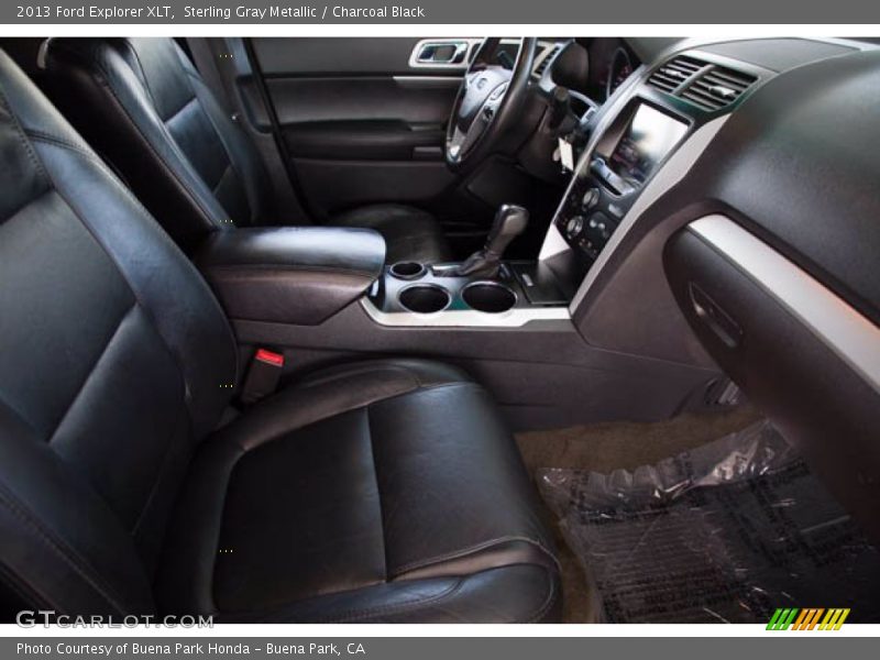 Sterling Gray Metallic / Charcoal Black 2013 Ford Explorer XLT