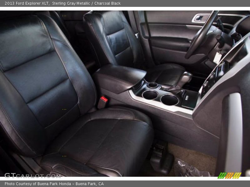 Sterling Gray Metallic / Charcoal Black 2013 Ford Explorer XLT