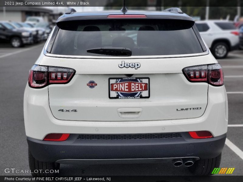 White / Black 2021 Jeep Compass Limited 4x4