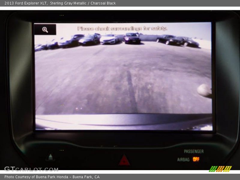 Sterling Gray Metallic / Charcoal Black 2013 Ford Explorer XLT