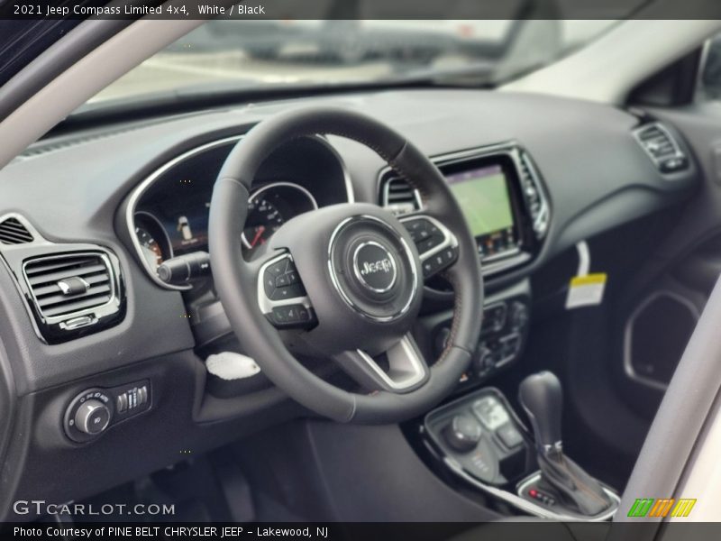 White / Black 2021 Jeep Compass Limited 4x4