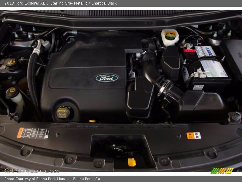 Sterling Gray Metallic / Charcoal Black 2013 Ford Explorer XLT