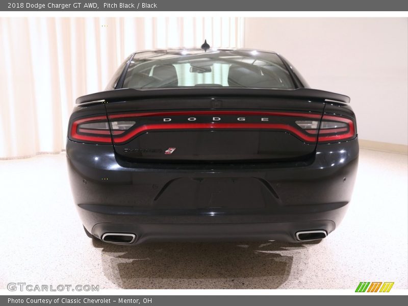 Pitch Black / Black 2018 Dodge Charger GT AWD