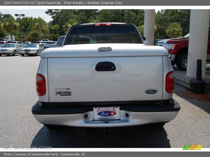 Silver Metallic / Medium Graphite Grey 2003 Ford F150 XLT Sport SuperCab