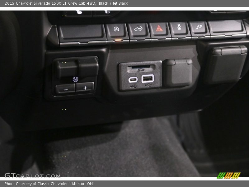 Black / Jet Black 2019 Chevrolet Silverado 1500 LT Crew Cab 4WD