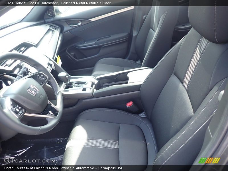 Front Seat of 2021 Civic EX Hatchback