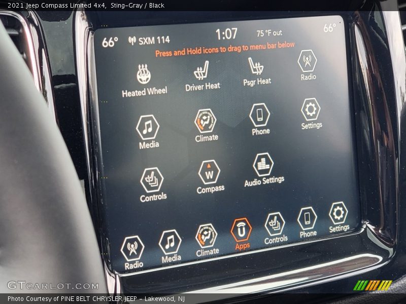 Sting-Gray / Black 2021 Jeep Compass Limited 4x4