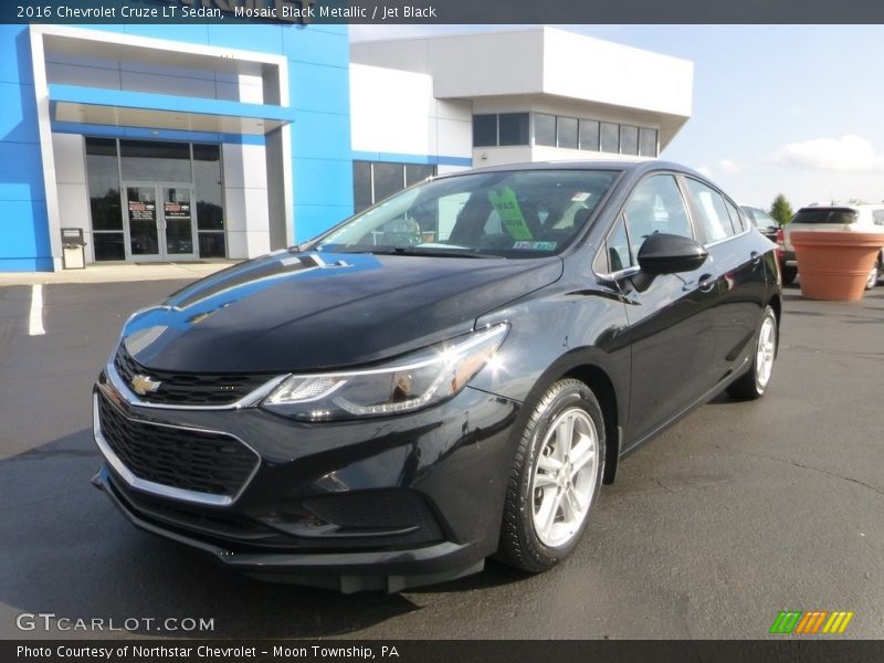 Mosaic Black Metallic / Jet Black 2016 Chevrolet Cruze LT Sedan