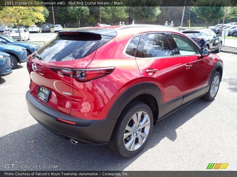 Soul Red Crystal Metallic / Black 2021 Mazda CX-30 Premium AWD