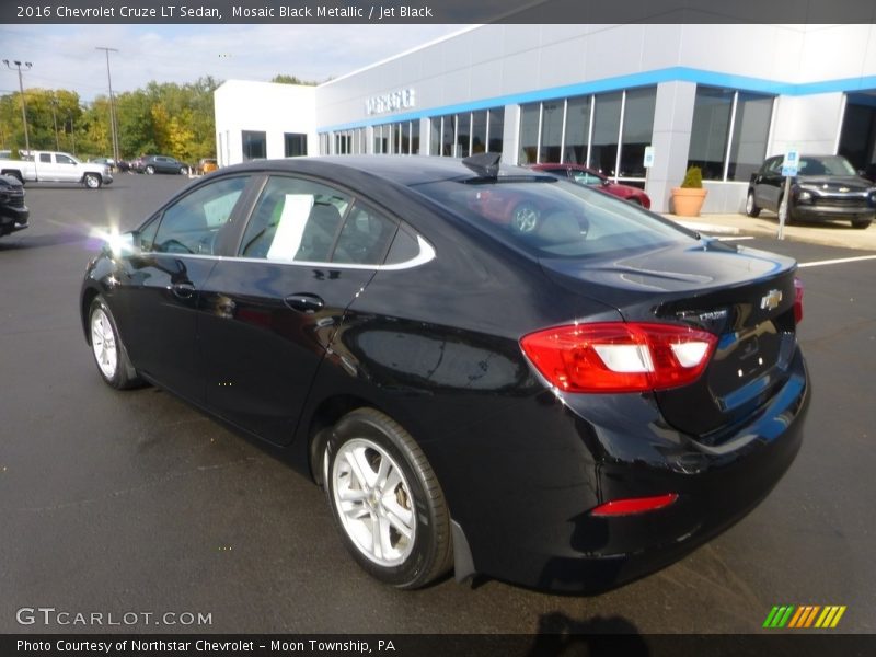 Mosaic Black Metallic / Jet Black 2016 Chevrolet Cruze LT Sedan