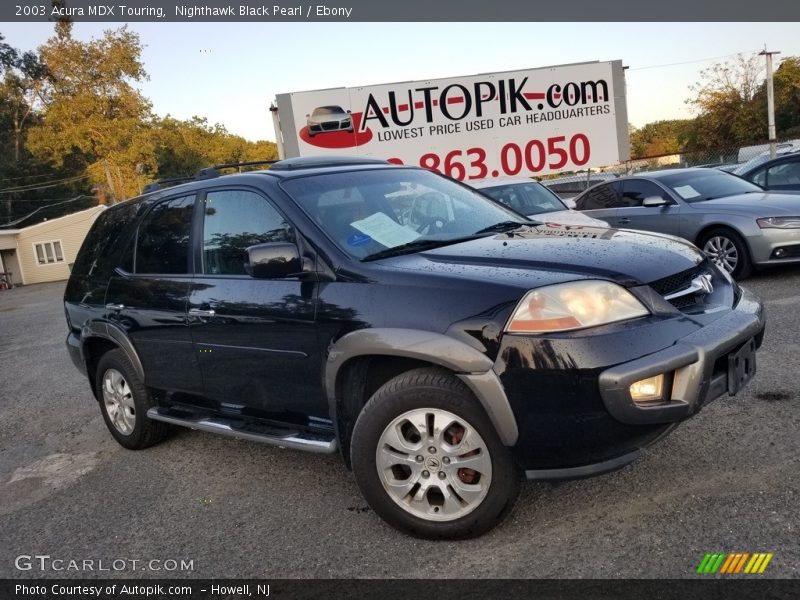 Nighthawk Black Pearl / Ebony 2003 Acura MDX Touring