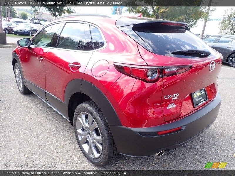 Soul Red Crystal Metallic / Black 2021 Mazda CX-30 Premium AWD