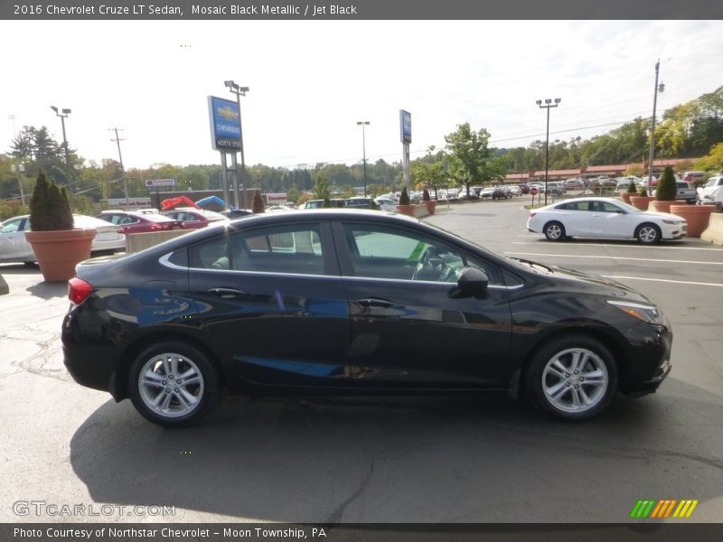 Mosaic Black Metallic / Jet Black 2016 Chevrolet Cruze LT Sedan