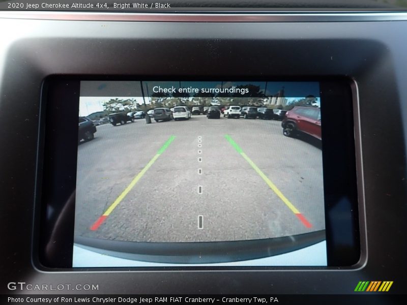 Bright White / Black 2020 Jeep Cherokee Altitude 4x4