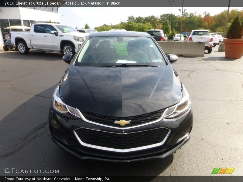 Mosaic Black Metallic / Jet Black 2016 Chevrolet Cruze LT Sedan